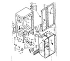 Kenmore 1067610361 cabinet parts diagram