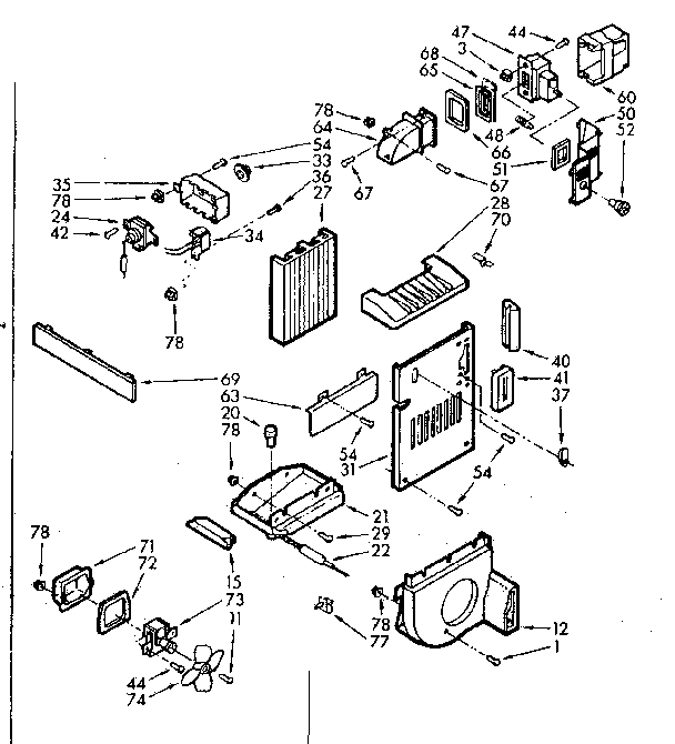 Air flow and control parts
