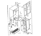Kenmore 1067610600 cabinet parts diagram