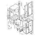 Kenmore 1067611442 cabinet parts diagram