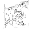 Kenmore 1067611442 air flow and control parts diagram