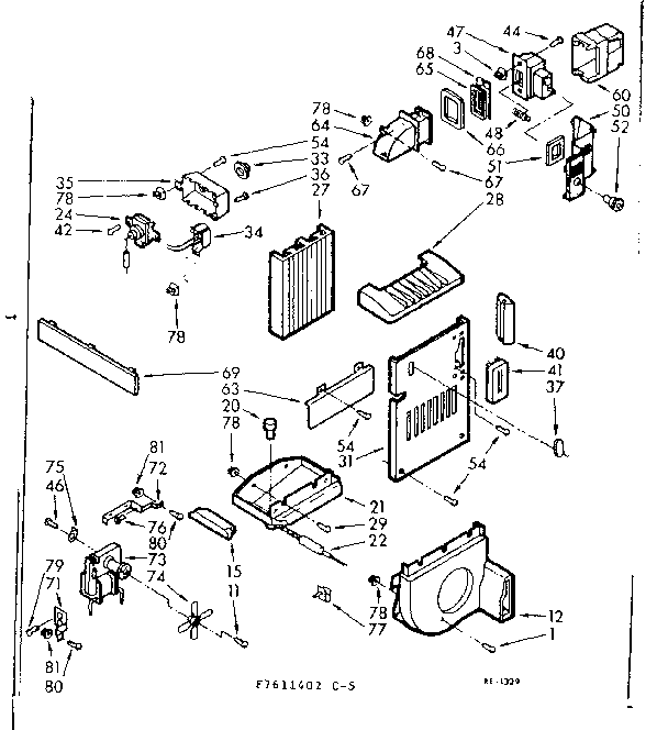 Air flow and control parts