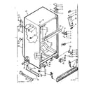 Kenmore 1067613123 cabinet parts diagram