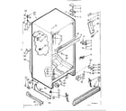 Kenmore 1067613241 cabinet parts diagram