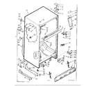 Kenmore 1067613264 cabinet parts diagram