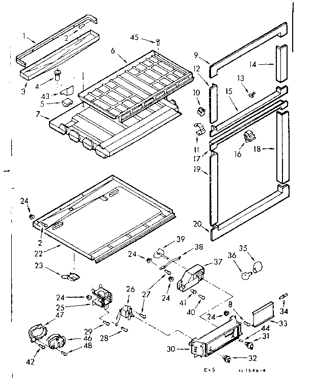Breaker and partition parts