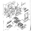 Kenmore 1067614520 cabinet parts diagram