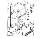 Kenmore 1067615122 cabinet parts diagram