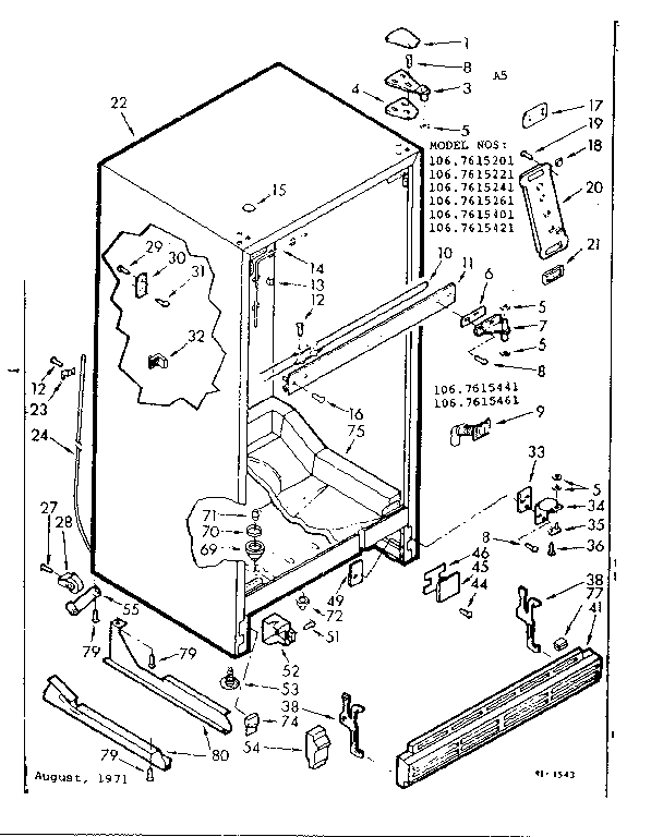 CABINET PARTS