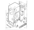 Kenmore 1067615221 cabinet parts diagram