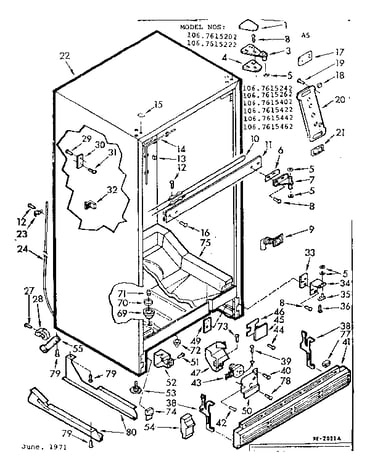 Cabinet parts