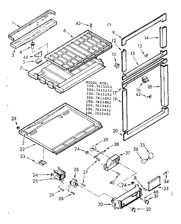 Breaker and partition parts