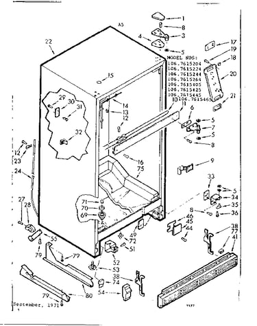 Cabinet parts