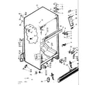 Kenmore 1067617101 cabinet parts diagram