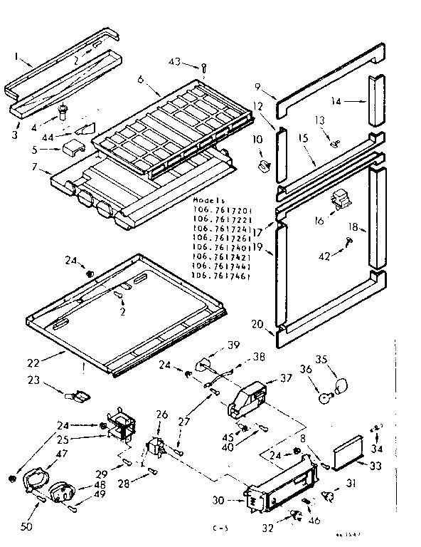 Breaker and partition parts
