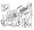 Kenmore 1067617221 ice maker parts diagram