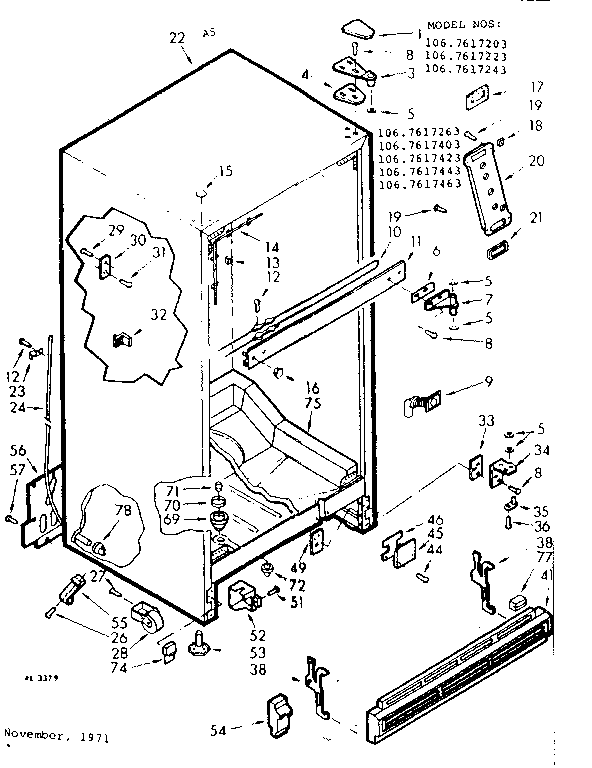 Cabinet parts