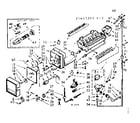 Kenmore 1067617203 ice maker parts diagram