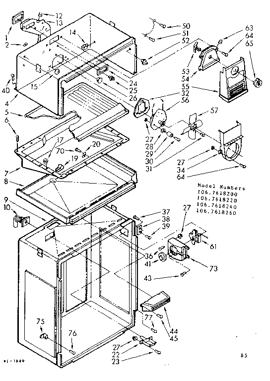 Liner and separator parts