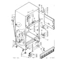 Kenmore 1067618460 cabinet parts diagram