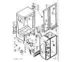 Kenmore 1067620510 cabinet parts diagram