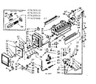 Kenmore 1067620510 ice maker parts diagram