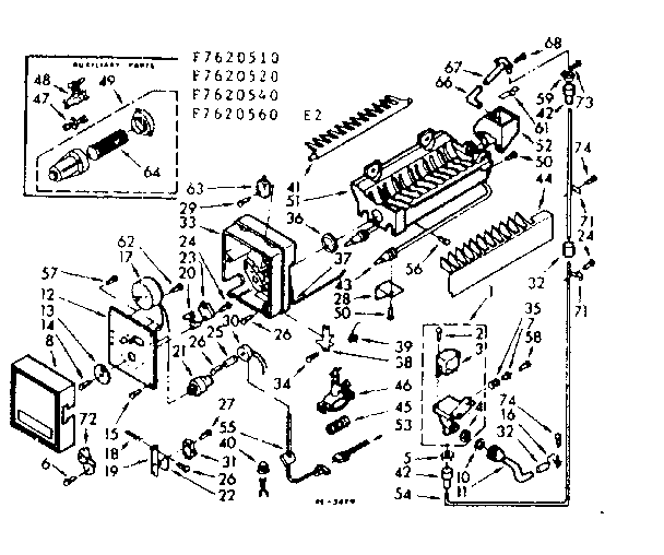 Ice maker parts