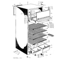 Kenmore 1067918300 cabinet parts diagram
