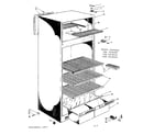 Kenmore 1067918440 cabinet parts diagram