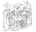 Kenmore 2537614841 cabinet parts diagram