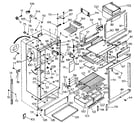 Kenmore 2537618142 cabinet parts diagram