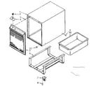 Kenmore 106639141 cabinet parts diagram
