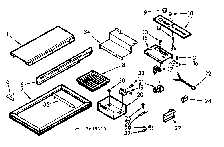 Top & control parts