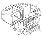 Kenmore 10671010 cabinet parts diagram