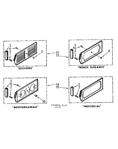 Accessory decorator panel kits