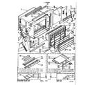 Kenmore 10671030 cabinet parts diagram