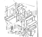 Kenmore 10671030 air flow parts diagram