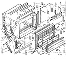 Kenmore 10671032 cabinet parts diagram