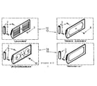 Kenmore 10671032 accessory decorator panel kits diagram