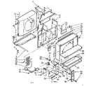 Kenmore 10671032 air flow parts diagram