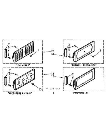 Accessory decorator panel kits