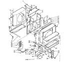 Kenmore 10671033 air flow parts diagram