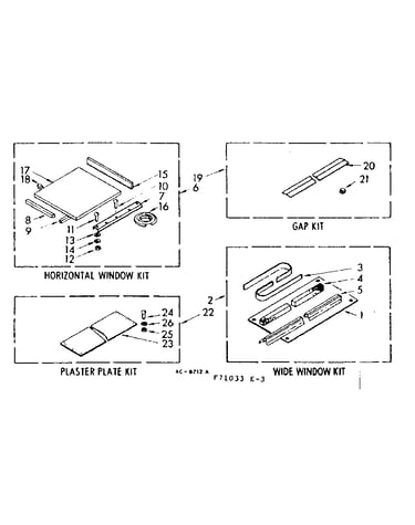 Accessory kit parts