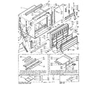 Kenmore 10671040 cabinet parts diagram