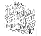 Kenmore 10671040 air flow parts diagram