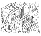 Kenmore 10671041 cabinet parts diagram