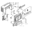 Kenmore 10671082 cabinet parts diagram