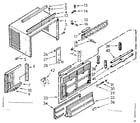 Kenmore 10671090 cabinet parts diagram