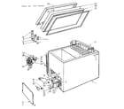 Kenmore 106711060 freezer parts diagram