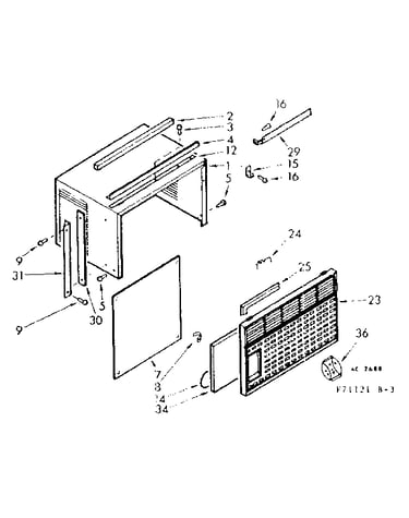 Cabinet parts